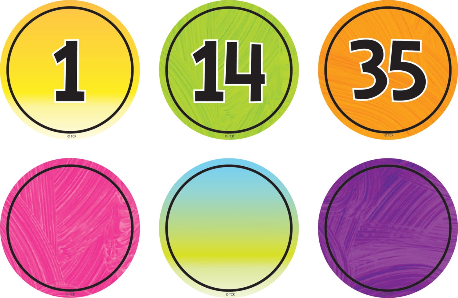Bright Multicolor Magnetic Numbers for Classroom Decor