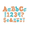 thumbnail image 1 of TCR77135 - Orange & Teal Wild Moroccan 3" Sassy Font Letters by Teacher Created Resources, 1 of 1