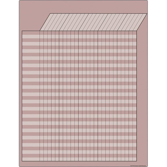 Light Mauve Incentive Write-On/Wipe-Off Chart 17x22 [TCR7919]