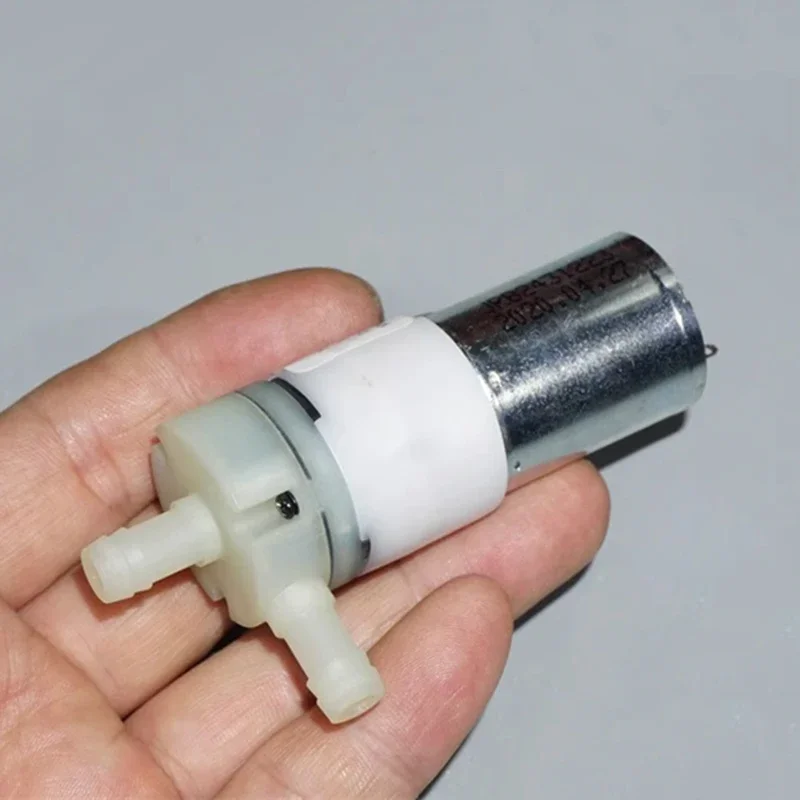 TCS JSB2438 Small Mini 370 Motor Water Pump DC 12V Micro 27mm Diaphragm Pump Self-priming Suction Water Pump DIY Dispenser Tank