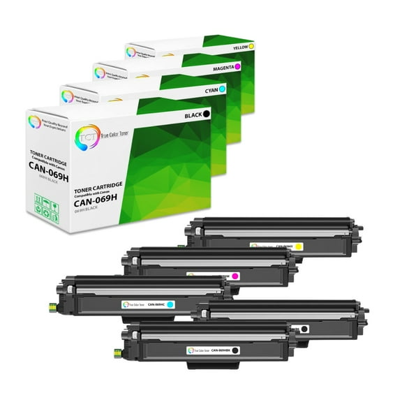 TCT 069H Toner Cartridge 5 Pack - Premium Compatible Replacement for Canon 069H 5094C001 5093C001 5092C001 5091C001 High Yield