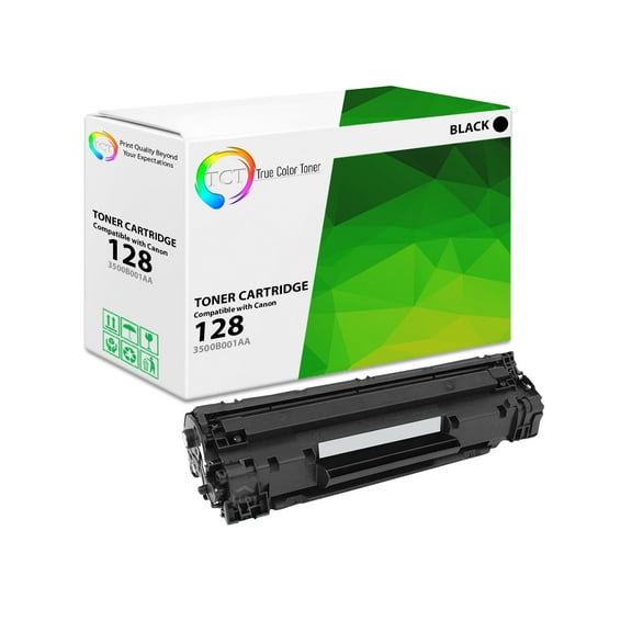 TCT 128 Toner Cartridge - Premium Compatible Replacement for Canon 128 3500B001AA Black