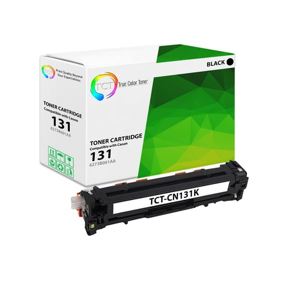 TCT 131 Black Toner Cartridge - Premium Compatible Replacement for Canon 131 6273B001AA Black