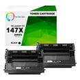 thumbnail image 1 of TCT 147X Toner Cartridge 2 Pack - Premium Compatible Replacement for HP 147X W1470X Black High Yield, 1 of 6