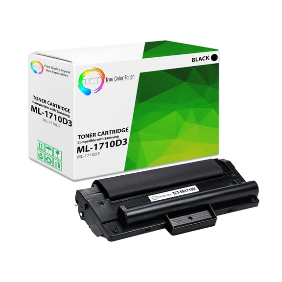 TCT 1710D3 Toner Cartridge - Compatible With Samsung ML-1710D3 Black