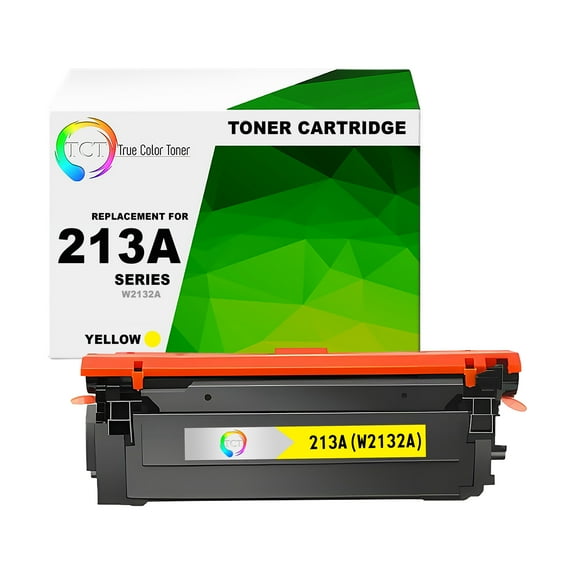 TCT 213A Yellow Toner Cartridge - Premium Compatible Replacement for HP 213A W2132A