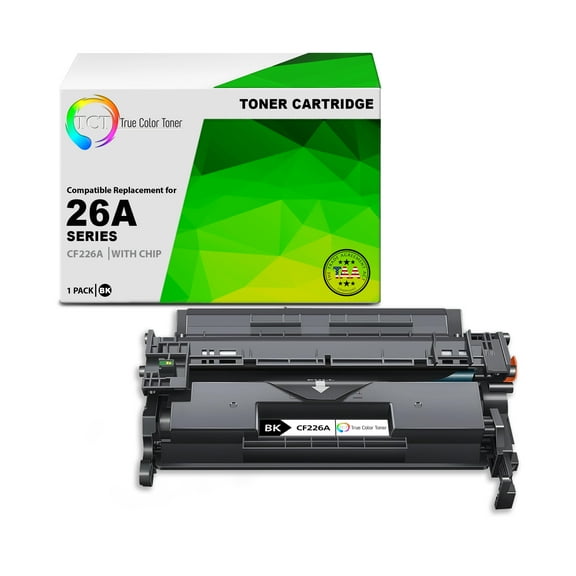 TCT 26A Toner Cartridge - TAA Compliant Compatible Replacement for HP 26A CF226A Black