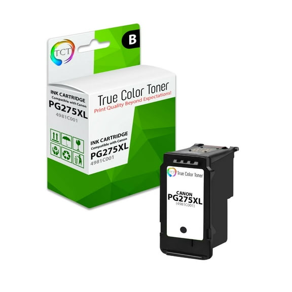 TCT 275XL Black Ink Cartridge - Premium Compatible Replacement for Canon PG275XL 4981C001 Black High Yield
