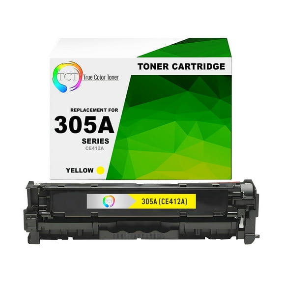 TCT 305A Yellow Toner Cartridge - Compatible With HP 305A CE412A