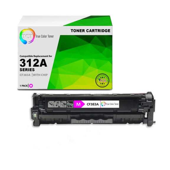 TCT 312A Magenta Toner Cartridge - TAA Compliant Compatible With HP 312A CF383A