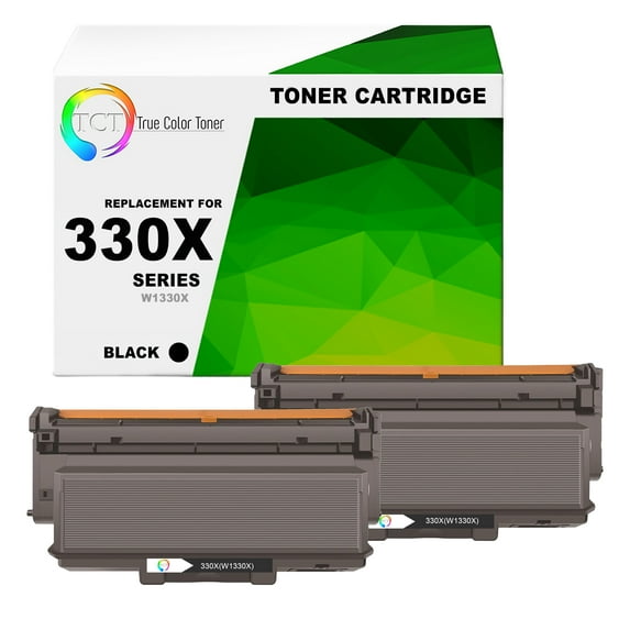 TCT 330X Toner Cartridge 2 Pack - Premium Compatible Replacement for 330X W1330X Black High Yield