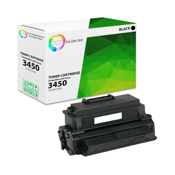 TCT 3450 Toner Cartridge - Premium Compatible Replacement for Xerox 3450 106R03480 Extra High Yield Black