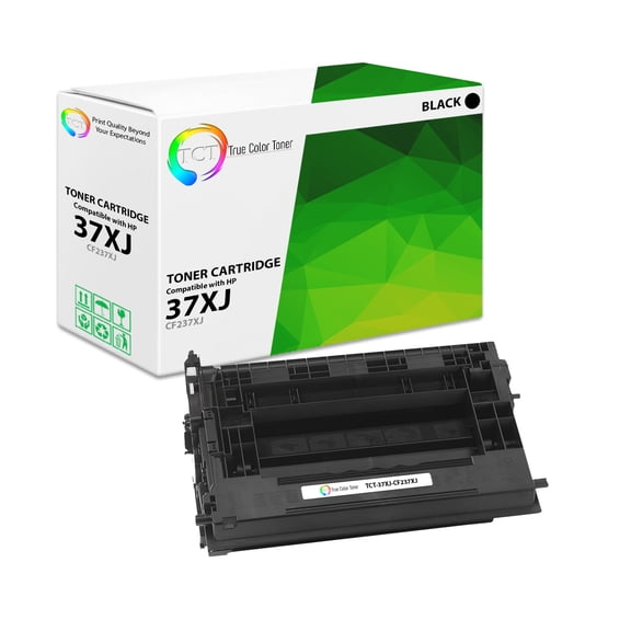 TCT 37XJ Jumbo Toner Cartridge - Compatible With HP 37XJ CF237XJ Black High Yield Jumbo