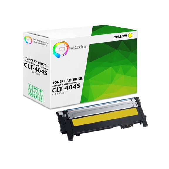 TCT 404S Yellow Toner Cartridge - Compatible With Samsung CLT-404S CLT-Y404S Yellow