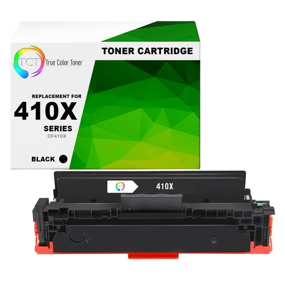 TCT 410X Black Toner Cartridge - Compatible With HP 410X CF410X High Yield