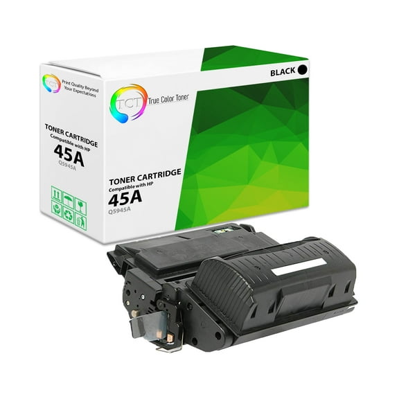 TCT 45A Toner Cartridge - Premium Compatible Replacement for HP 45A Q5945A Black