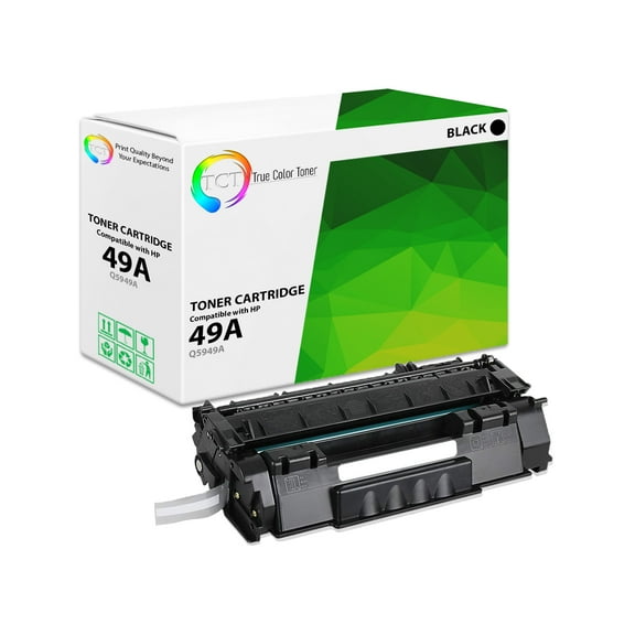 TCT 49A Toner Cartridge - Premium Compatible Replacement for HP 49A Q5949A Black