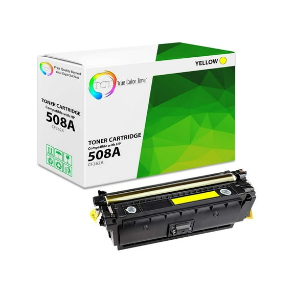 TCT 508A Yellow Toner Cartridge - Premium Compatible Replacement for 508A CF362A