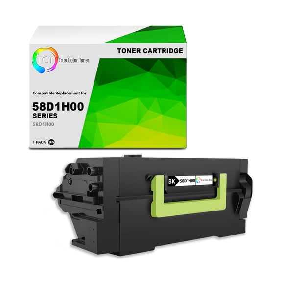 TCT 58D1H00 Black High Yield Toner Cartridge Compatible Replacement for Lexmark MS725 MS821 MS822 MS823 MS825 MS826 (15,000 Pages)