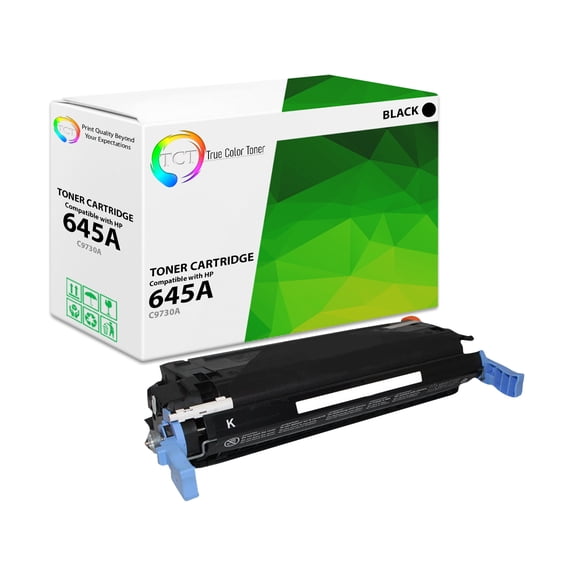 TCT 645A Black Toner Cartridge - Compatible With HP 645A C9730A