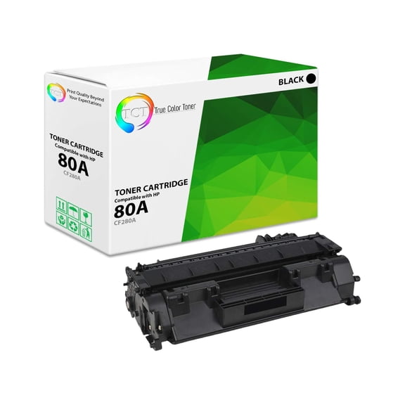 TCT 80A Toner Cartridge - Compatible With HP 80A CF280A Black