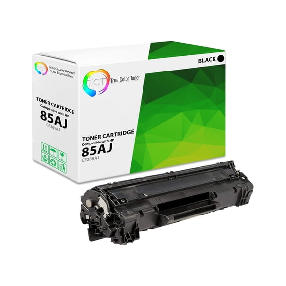 TCT 85AJ Jumbo Toner Cartridge - Compatible With HP 85AJ CE285AJ Jumbo Yield Black