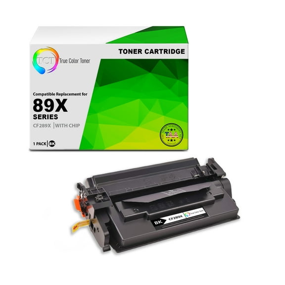 TCT 89X Toner Cartridge - TAA Compliant Compatible Replacement for HP 89X CF289X Black High Yield