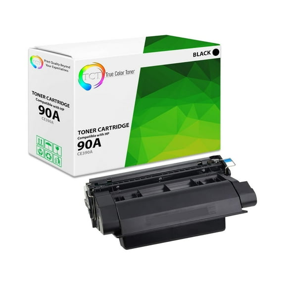 TCT 90A Toner Cartridge - Premium Compatible Replacement for HP 90A CE390A Black