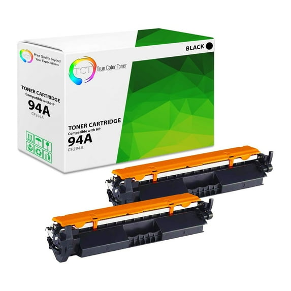 TCT 94A Toner Cartridge 2 Pack - Premium Compatible Replacement for HP 94A CF294A Black
