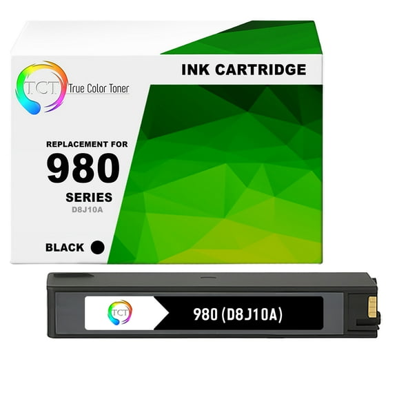 TCT 980 Black Ink Cartridge - Premium Compatible Replacement for HP 980 D8J10A Black