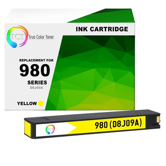 TCT 980 Yellow Ink Cartridge - Compatible With HP 980 D8J09A Yellow