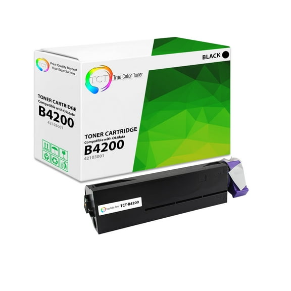 TCT B4200 Toner Cartridge - Premium Compatible Replacement for Okidata B4200 42103001 Black