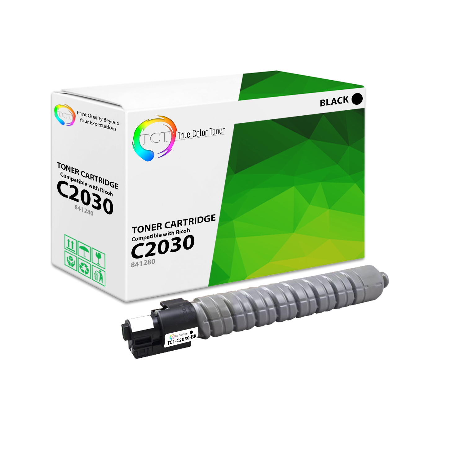 TCT C2030 Black Toner Cartridge - Premium Compatible Replacement for ...