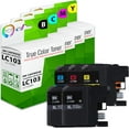 thumbnail image 1 of TCT LC103 Ink Cartridge 5 Pack - Compatible With Brother LC103 LC103BK LC103C LC103M LC103Y, 1 of 6
