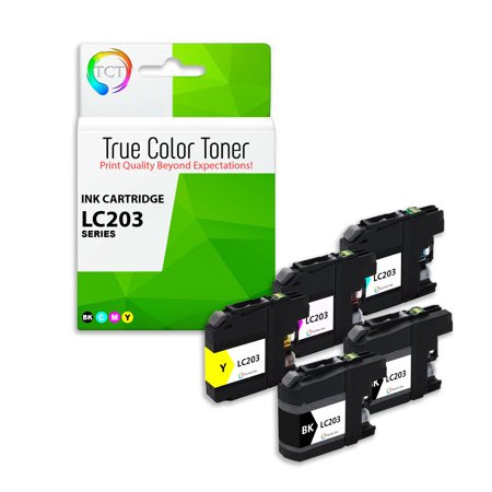 TCT LC203 Ink Cartridge 5 Pack - Compatible With Brother LC203 LC203BK LC203C LC203M LC203Y