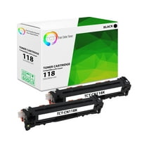 TCT Compatible Toner Cartridge Replacement for the Canon 118 Series - 2 Pack Black