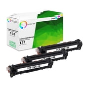 TCT 131 Color Toner Cartridge 3 Pack - Compatible With Canon 131