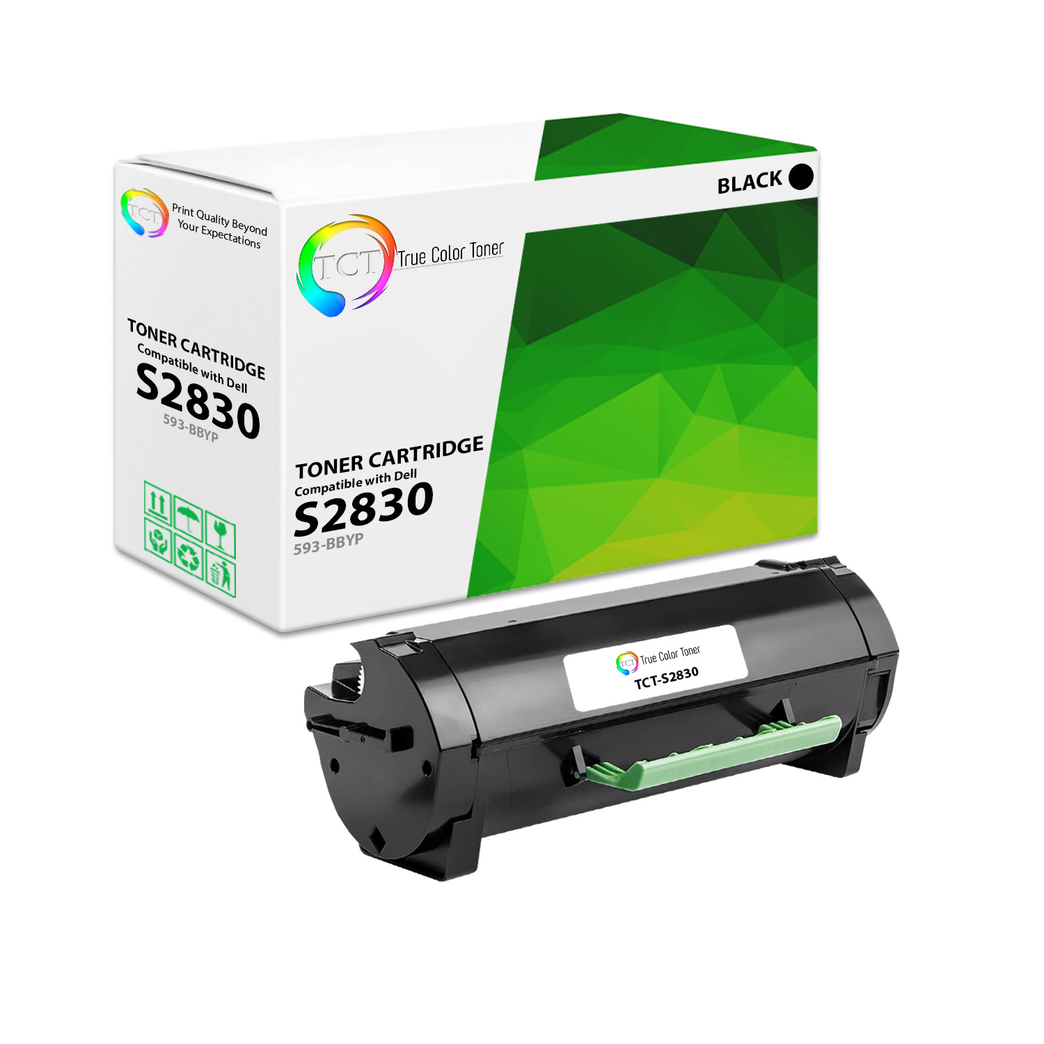 Compatible 6K Page Black Toner Cartridge (47GMH) for Dell S2810 Laser Printers