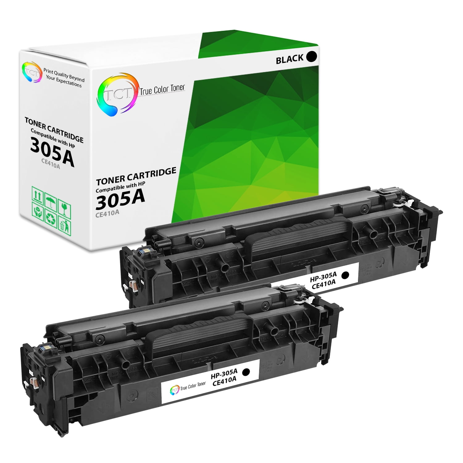 HP 305A CE410A Toner Cartridge Black Walmart