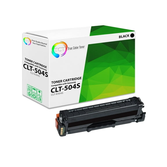 TCT 504S Black Toner Cartridge - Premium Compatible Replacement for Samsung CLT-K504S Black