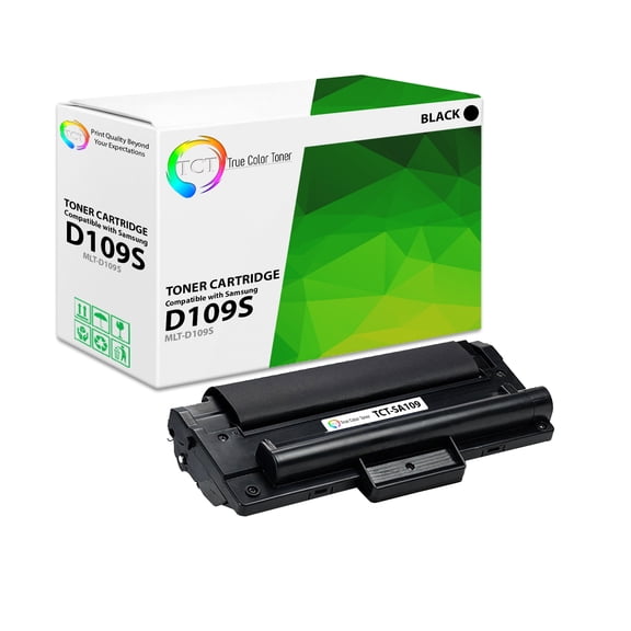 TCT D109S Toner Cartridge - Compatible With Samsung D109S MLT-D109S MLTD109S Black
