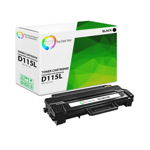 TCT D115L Toner Cartridge - Premium Compatible Replacement for Samsung MLT-D115L Black High Yield