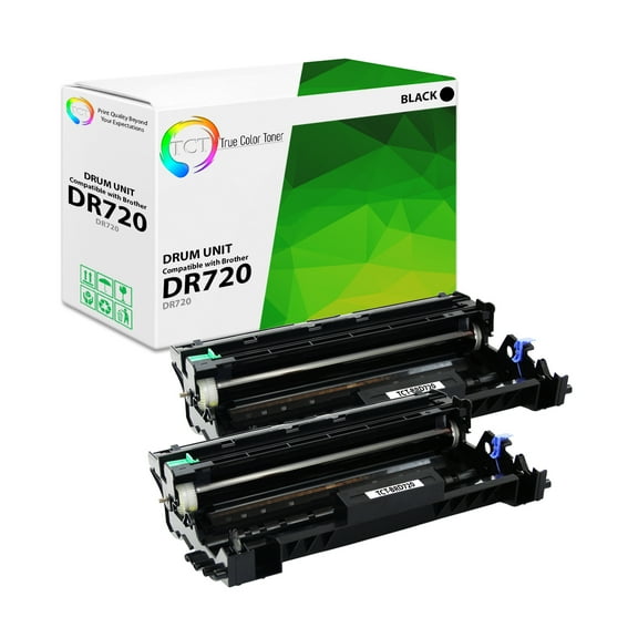 TCT DR720 Drum Unit 2 Pack - Premium Compatible Replacement for Brother DR-720