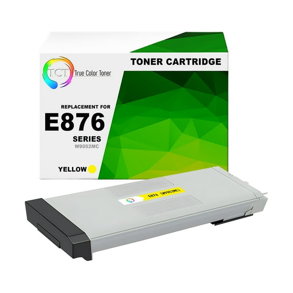 TCT E876 Yellow Toner Cartridge - Premium Compatible Replacement for HP W9051MC