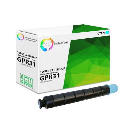 TCT GPR31 Cyan Toner Cartridge - Compatible With Canon GPR-31 2794B003AA Cyan