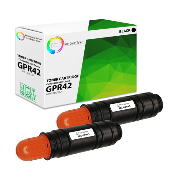 TCT GPR42 Toner Cartridge 2 Pack - Compatible With Canon GPR42 NPG56 4791B003A Black