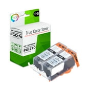 TCT PGI270 Black Ink Cartridge 2 Pack - Compatible With Canon PGI-270 PGI270