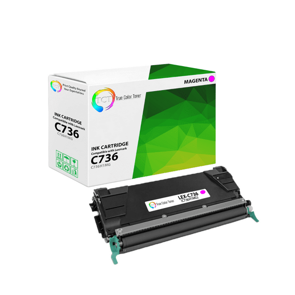 TCT Premium Compatible Toner Cartridge Replacement for Lexmark C736 C736H1MG Magenta High Yield