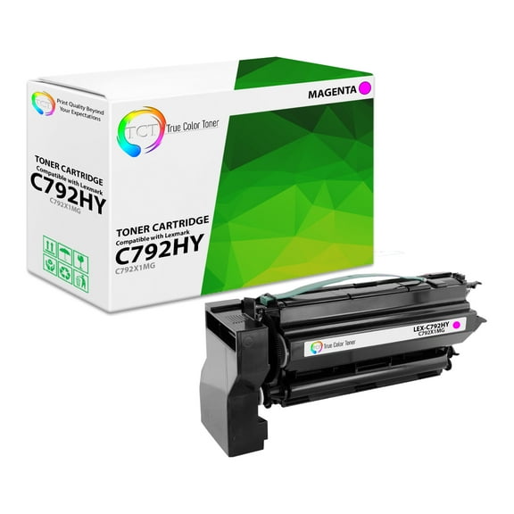 TCT Premium Compatible Toner Cartridge Compatible With Lexmark C792H C792X1MG Magenta Extra High Yield