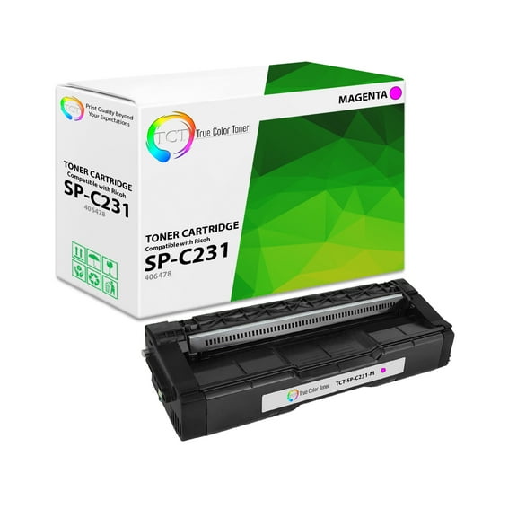 TCT SP231 Magenta Toner Cartridge - Compatible With Ricoh Type SPC310HA 406478 Magenta High Yield